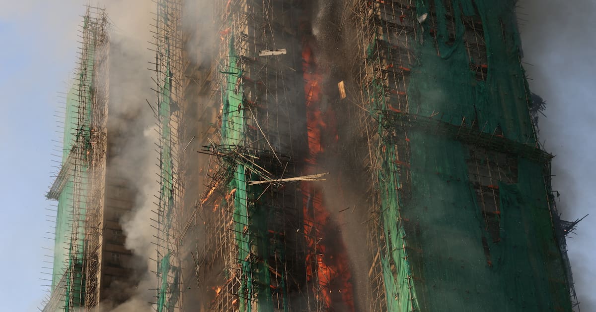 A Hongkong, un impressionnant incendie fait au moins 44 morts dans plusieurs gratte-ciel – Libération