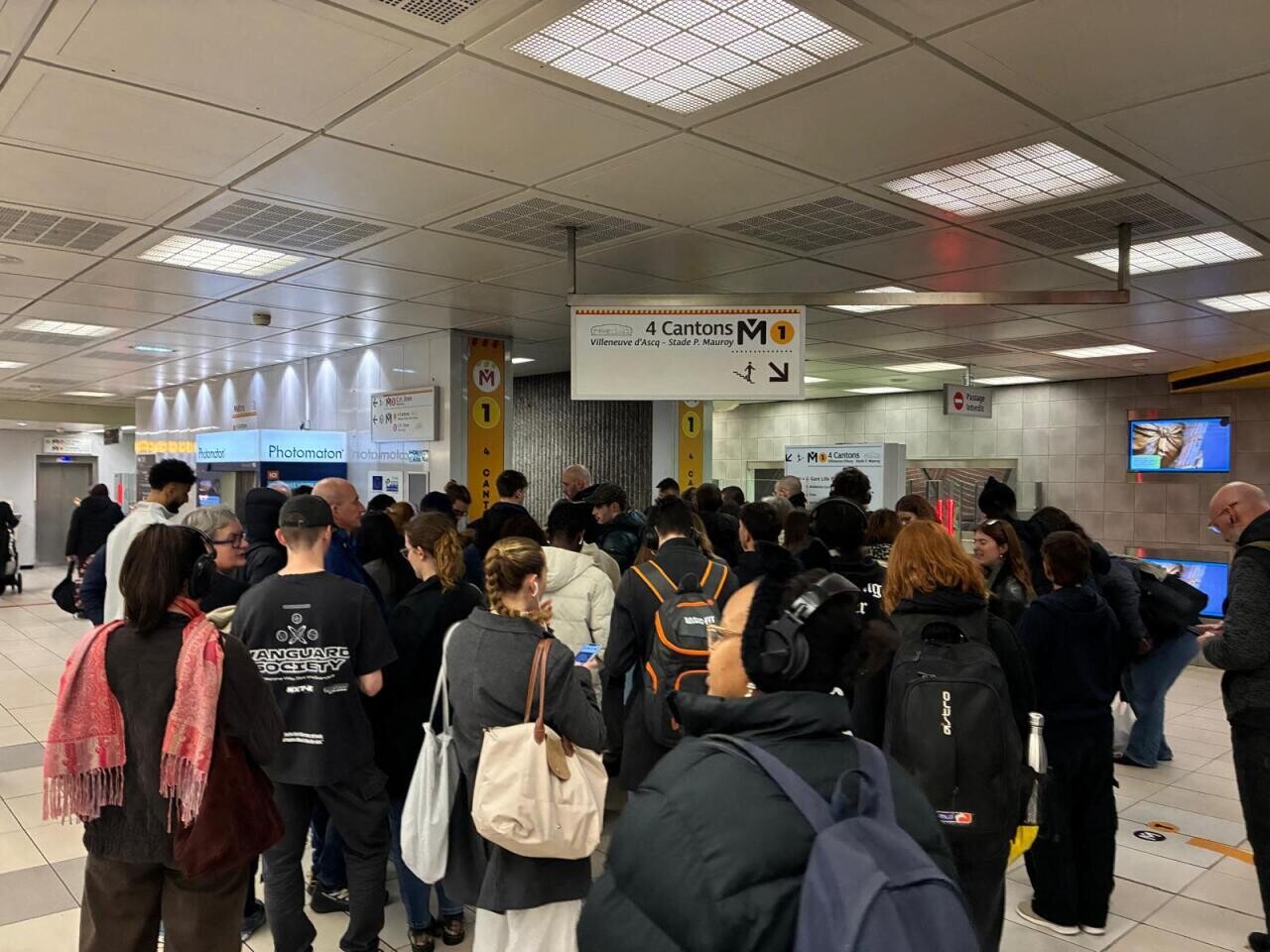 début de journée compliqué sur la ligne 1 du métro de Lille Ilévia