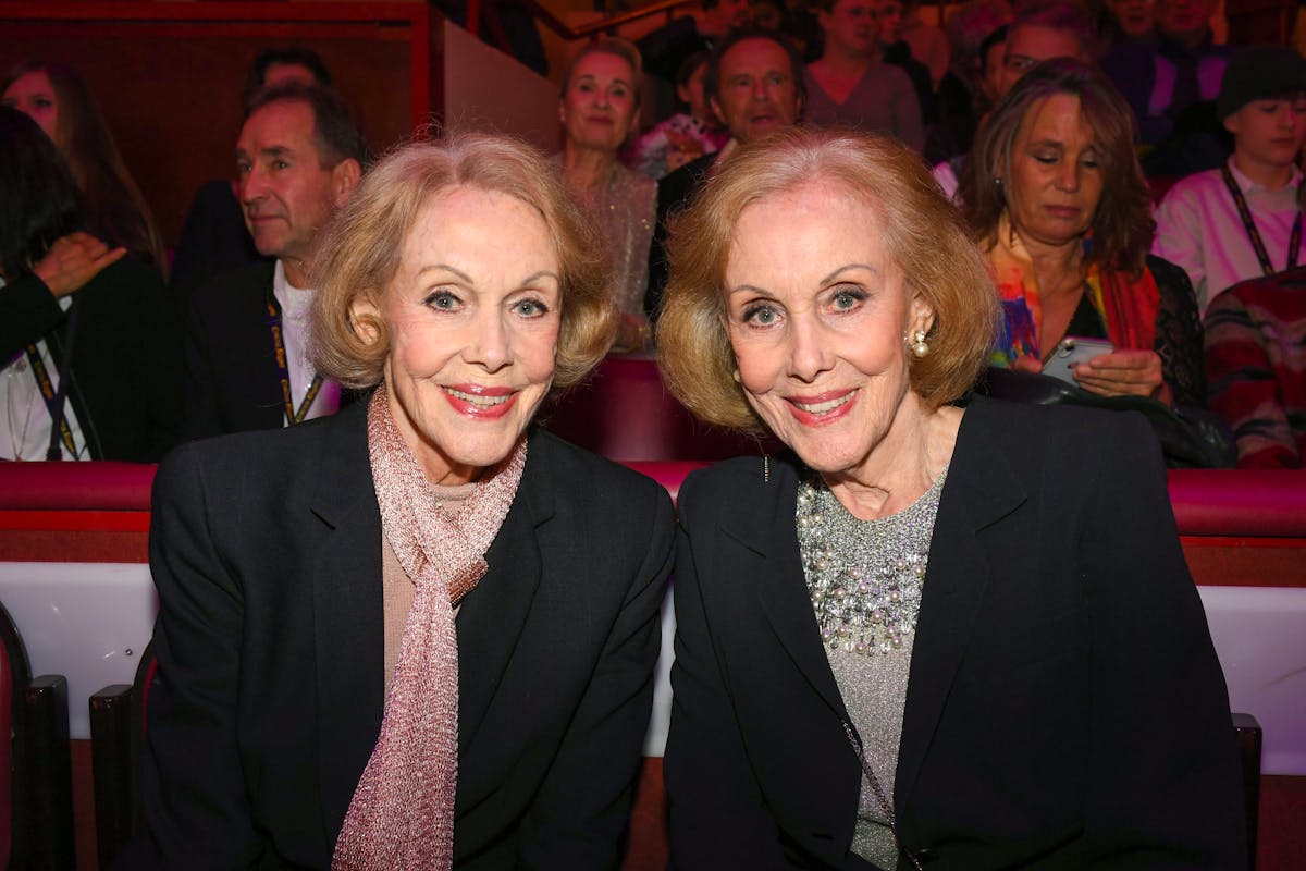 Alice et Ellen Kessler le 25 décembre 2022 à Munich.