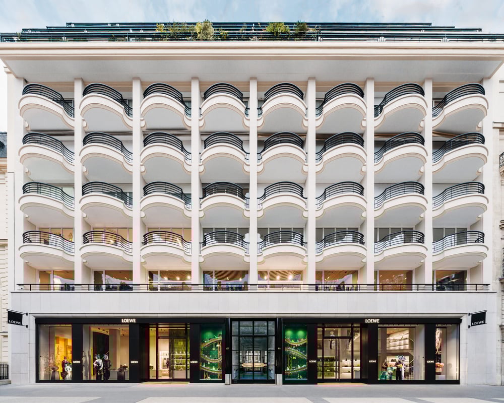 Extérieur de Casa Loewe Montaigne