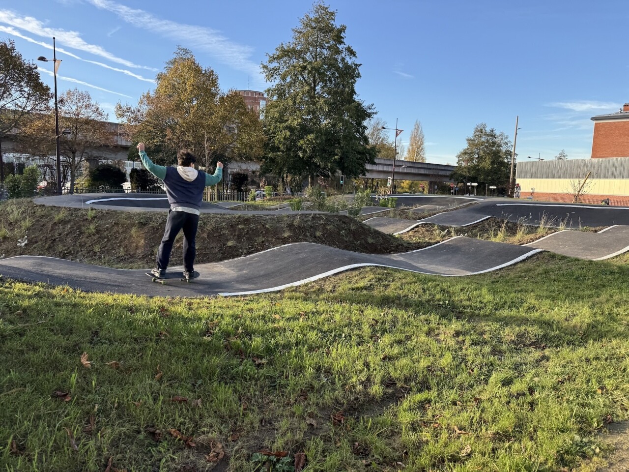 Piste de pumptrack, jeux, caniparc, potagers... Deux nouveaux parcs inaugurés à Lille-Sud