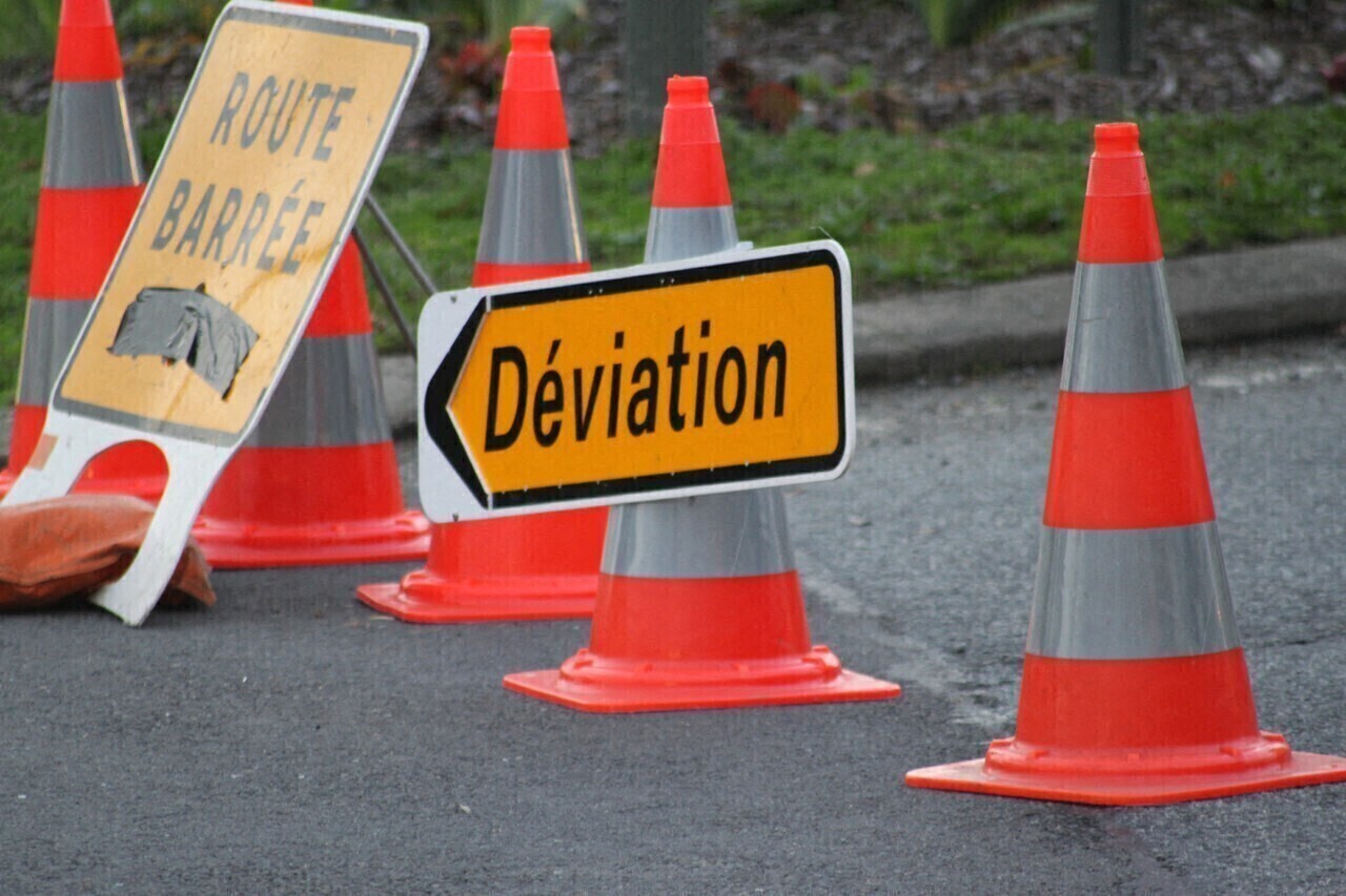 une déviation mise en place