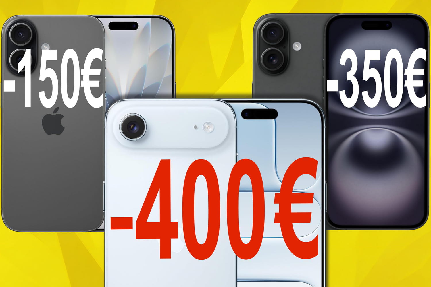 ça démarre très fort pour l'iPhone 17, l'iPhone Air et l'iPhone 16, voici les meilleurs prix
