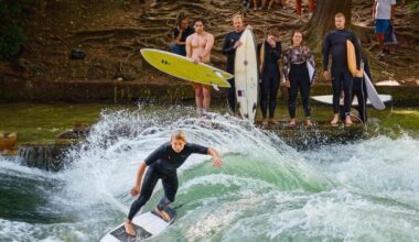 à Munich, la vague des surfeurs a disparu