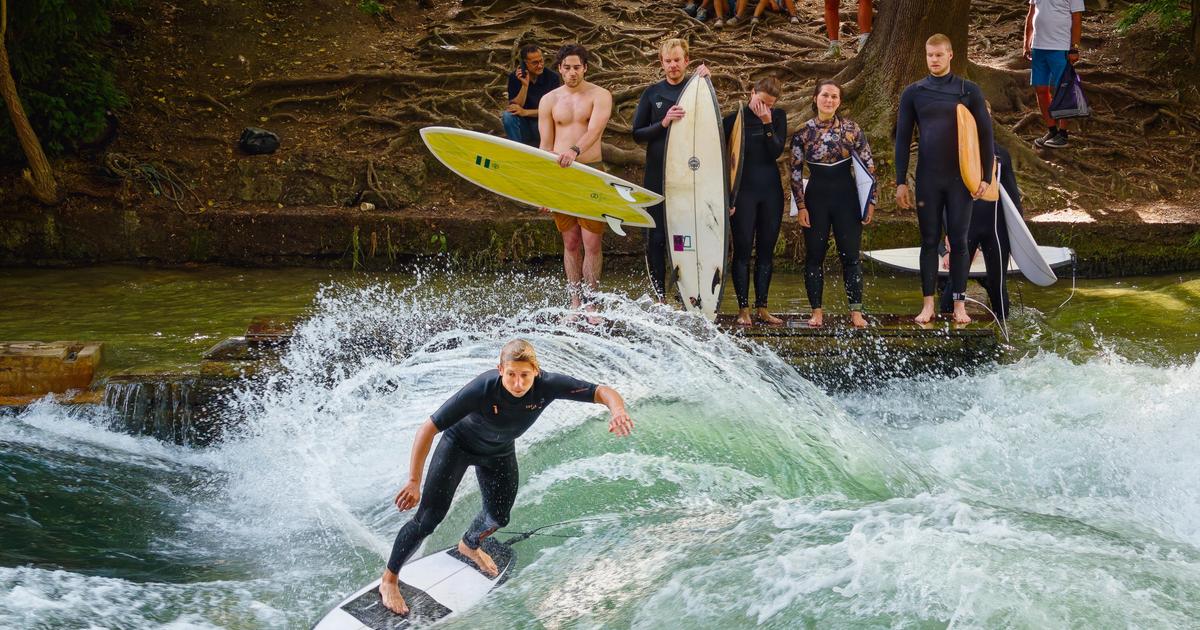 à Munich, la vague des surfeurs a disparu