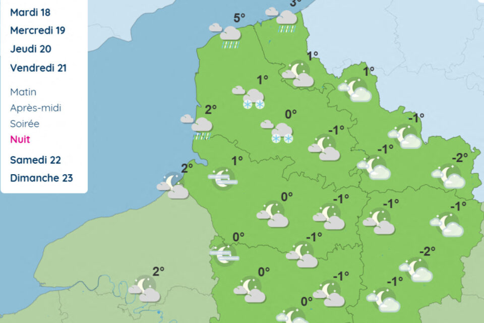 Les premiers flocons sont attendus dans le Pas-de-Calais, dans la nuit du vendredi 21 au samedi 22 novembre 2025.