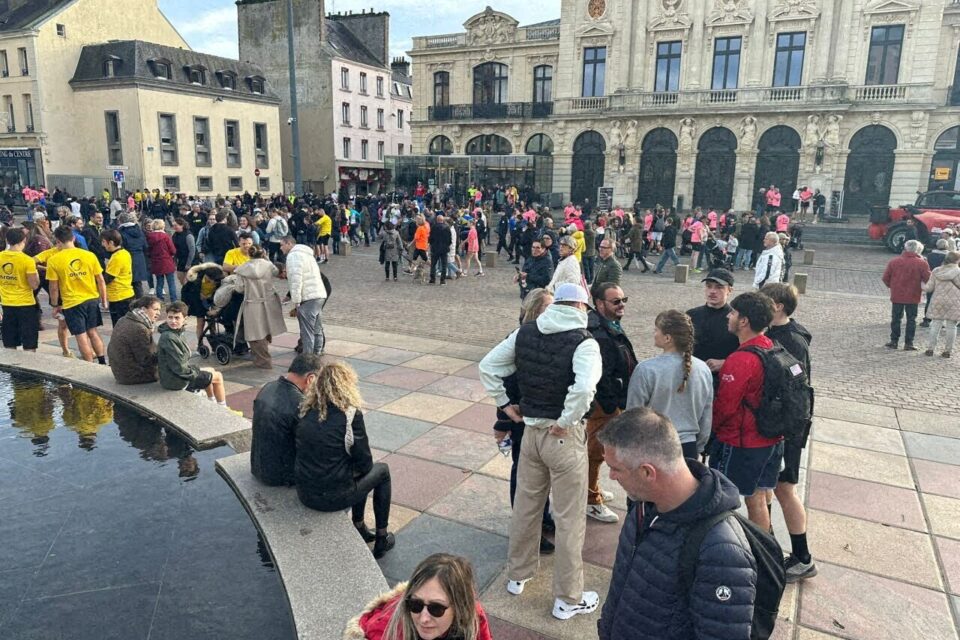 Que de monde sur la place De-Gaulle !