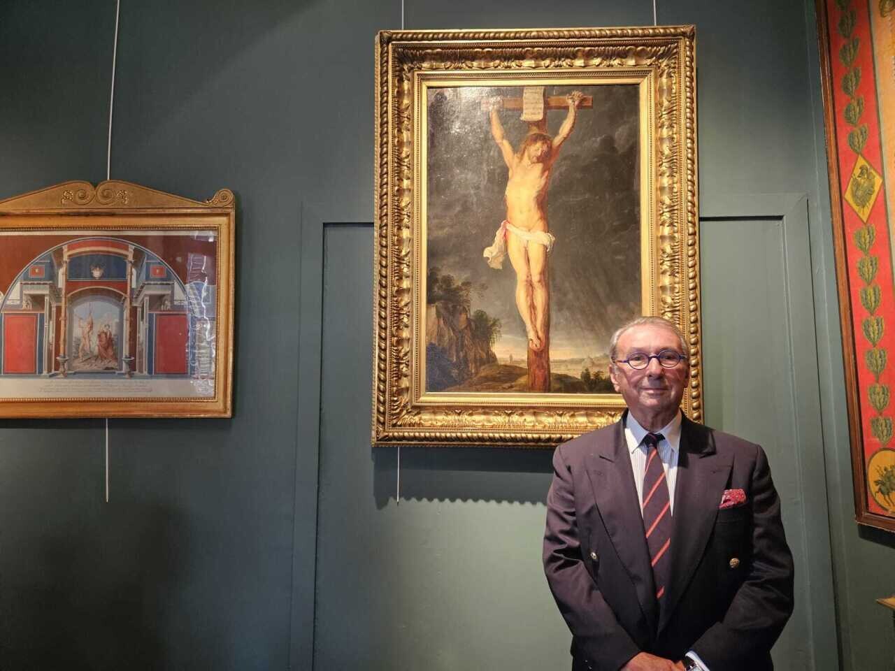 Le Christ en croix, chef d'œuvre disparu de Rubens exposé à l'église de Fontainebleau