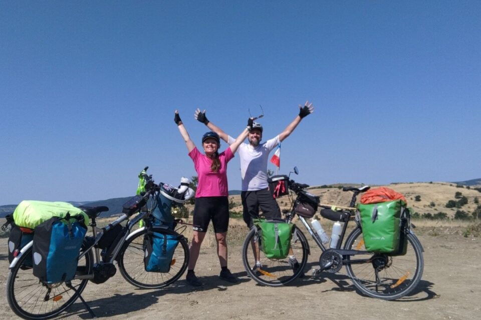 sabrina et Yvan Lechevallier ont traversé l'Europe d'ouest en est.