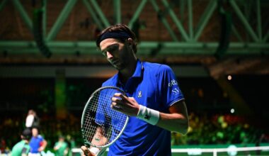 Arthur Rinderknech, après la défaite contre Zizou Bergs et l'élimination de la France par la Belgique en Coupe Davis : « Ça fait mal »