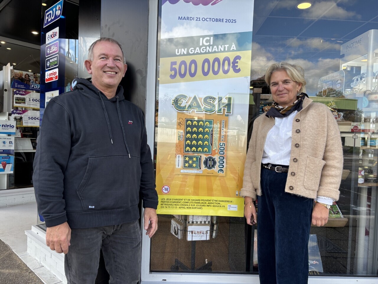 un « habitué » remporte 500 000 € à un jeu de grattage