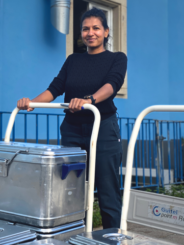 Préparation repas Abribus