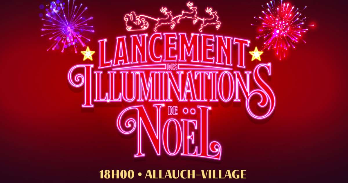 Noël à Allauch : lancement des illuminations et feu d