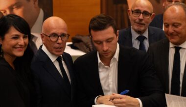 Éric Ciotti indique que sa liste «n’aura pas d’étiquette politique», ni le logo du RN