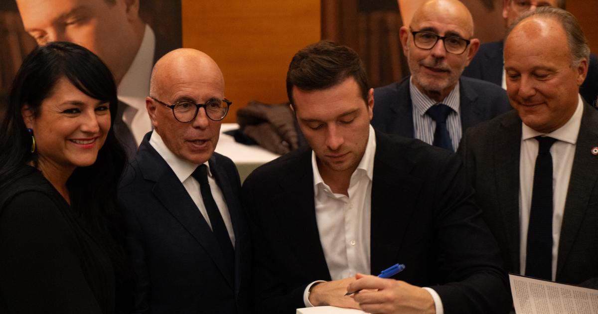 Éric Ciotti indique que sa liste «n’aura pas d’étiquette politique», ni le logo du RN