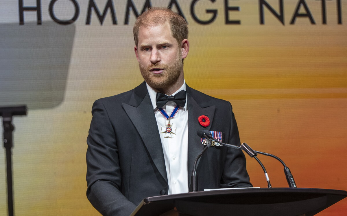 Le prince Harry assiste au True Patriot Love's National Tribute Dinner à Toronto, le 6 novembre 2025.