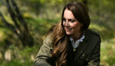 Kate en visite sur l'île de Mull, en avril 2025.