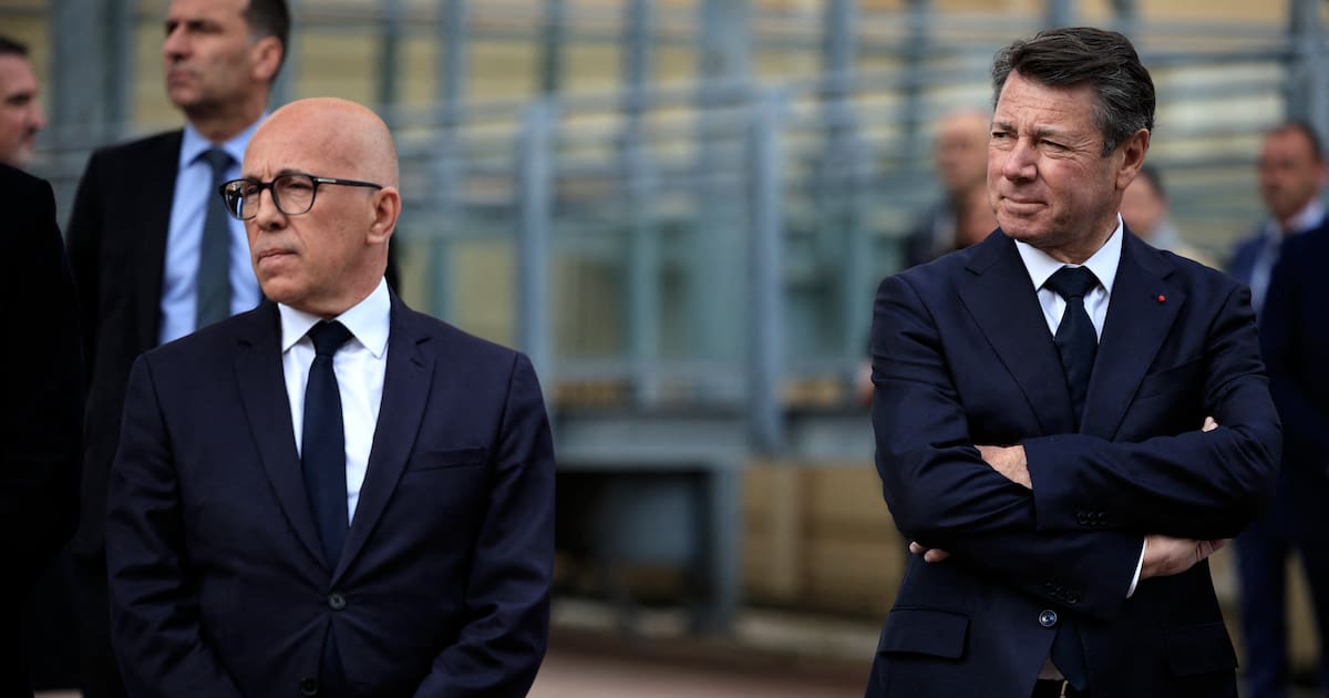 Estrosi accepte le débat face au «petit traître» Eric Ciotti – Libération