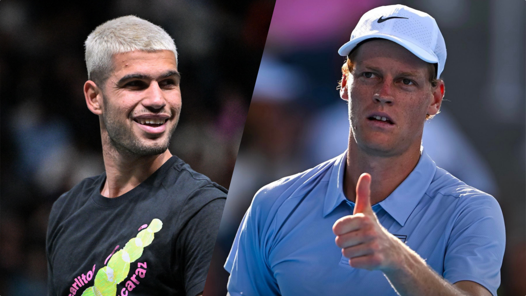 Carlos Alcaraz et Jannik Sinner ont gagné le plus d'argent cette saison sur le circuit ATP (Alamy)