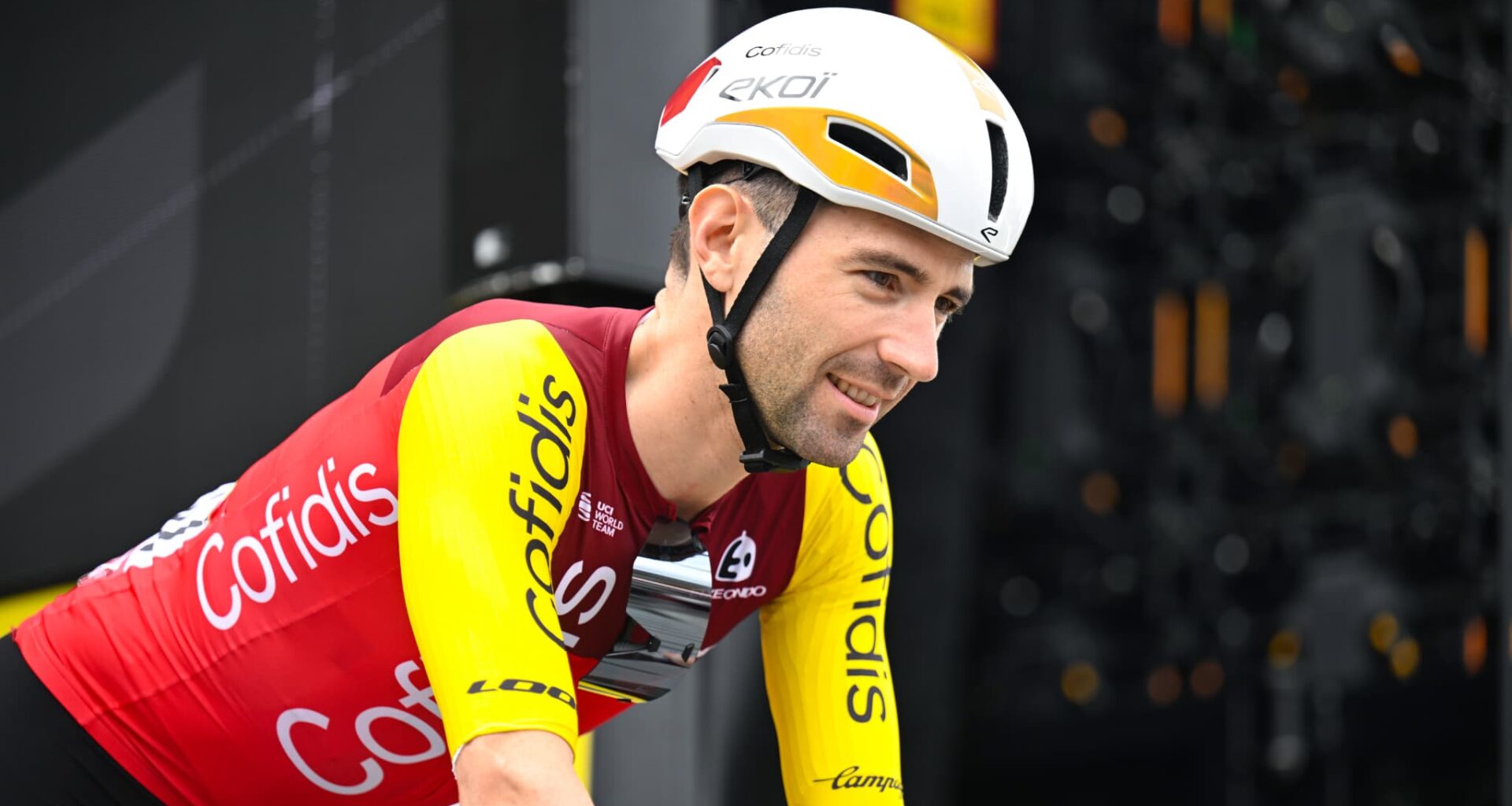 le look capilaire improbable de Benjamin Thomas aux 6 jours de Gand après un pari perdu