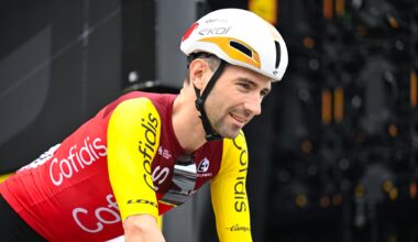 le look capilaire improbable de Benjamin Thomas aux 6 jours de Gand après un pari perdu