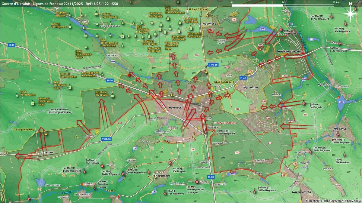 Bilan n° 124 du 23 novembre 2025 (guerre d’Ukraine)