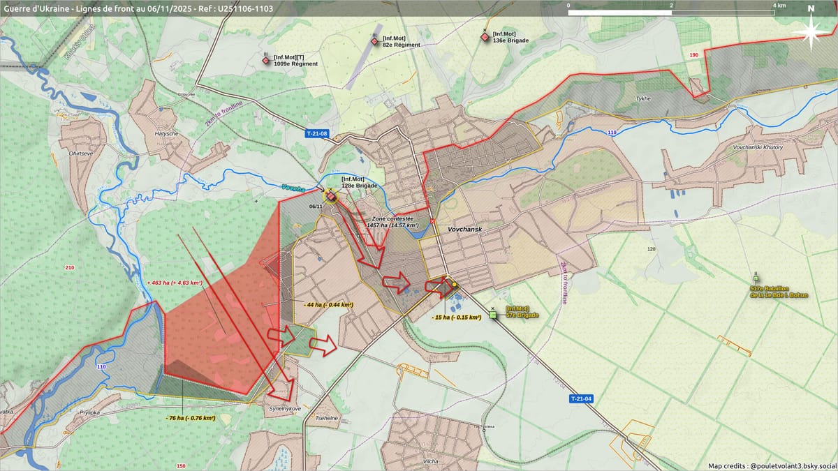 Bilan n° 123 du 9 novembre 2025 (guerre d’Ukraine)