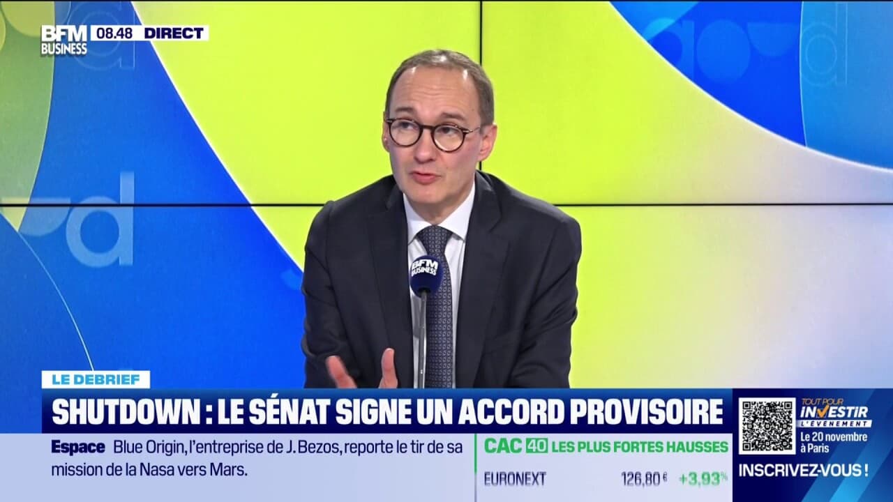 "C'est au moment où on commençait à avoir de vrais impacts sur le transport aérien aux États-Unis", qu'un accord provisoire sur le shutdown a été trouvé, explique Wilfrid Galand, directeur général adjoint de Montpensier-Arbevel