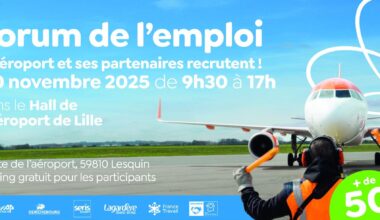 L’Aéroport de Lille recrute ! Rendez-vous lors du Forum de l’emploi