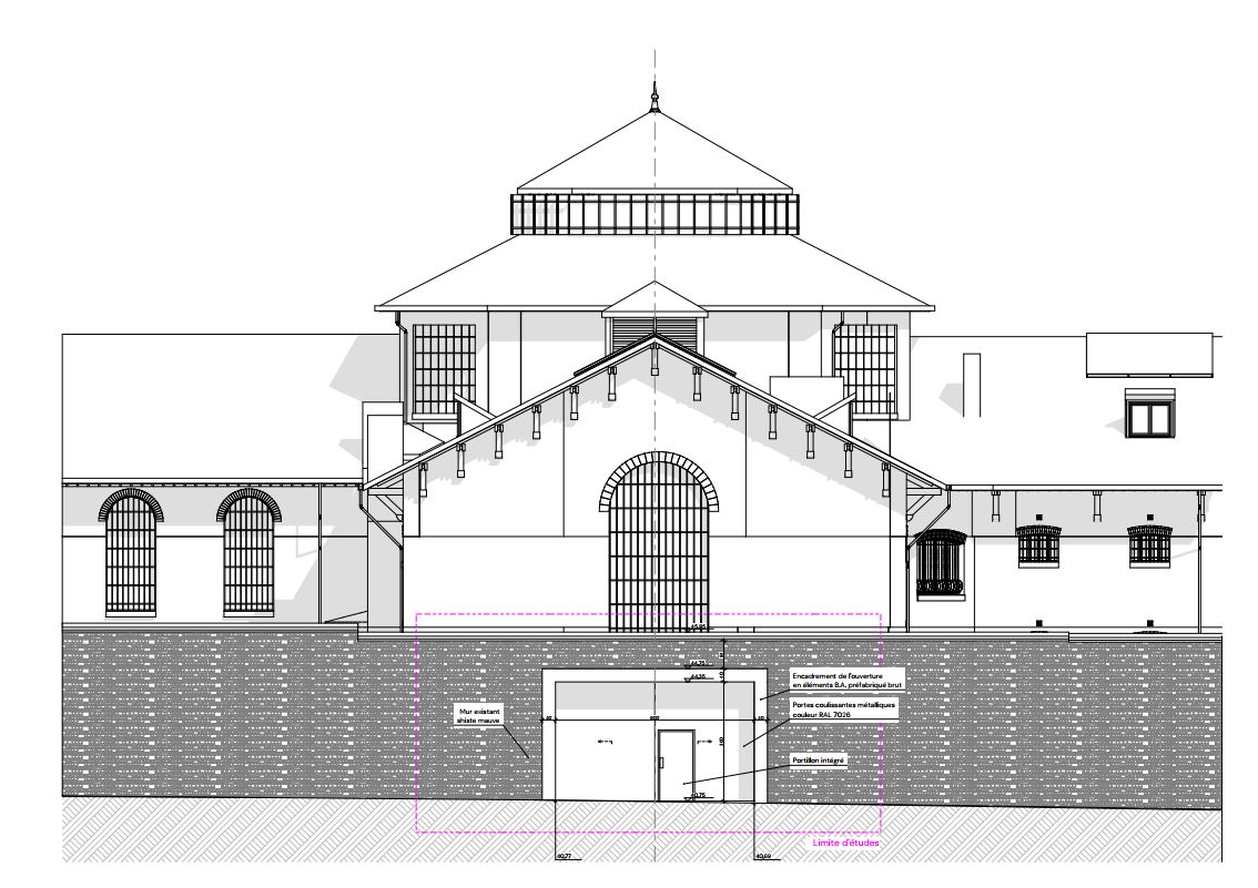 des coups de pioches dans le mur de la prison Jacques Cartier – Alter1fo