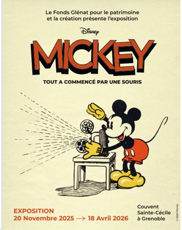 Mickey, tout a commencé par une souris à Grenoble dès le 25 novembre 2025