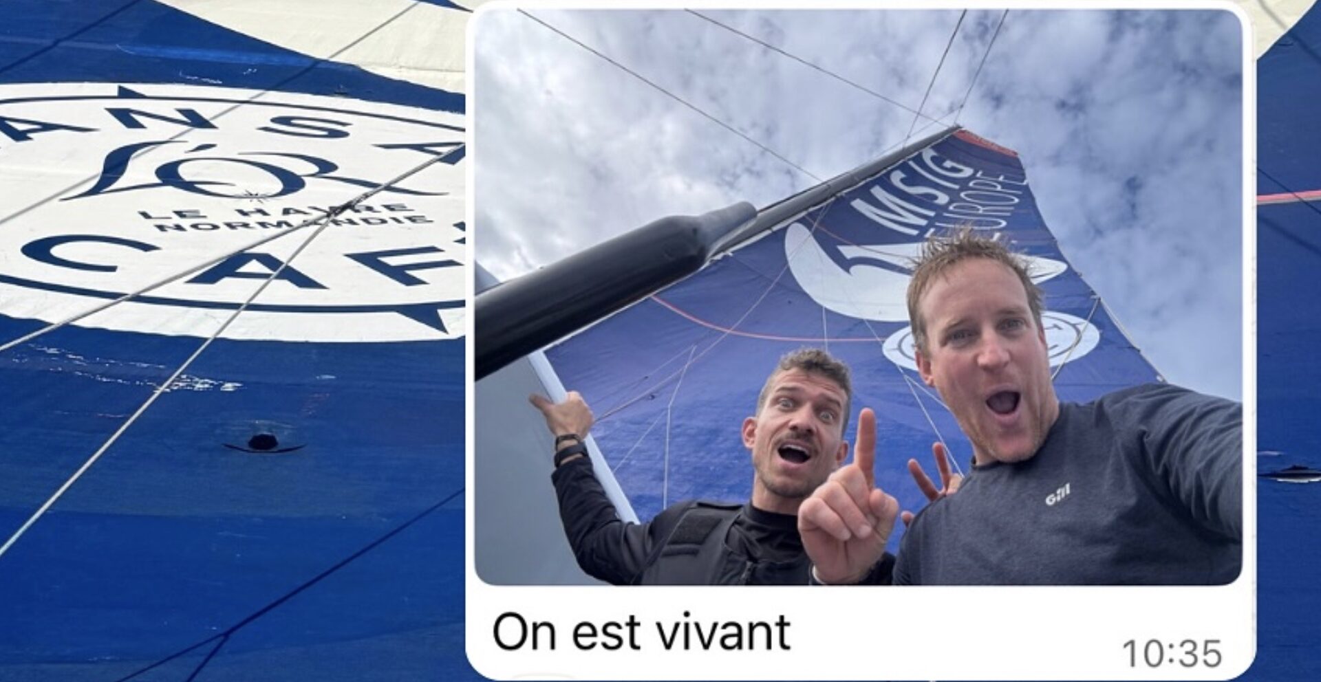 J6 Transat Café L'Or : à bord de l'IMOCA MSIG Europe, Mathieu Blanchard semble aller mieux