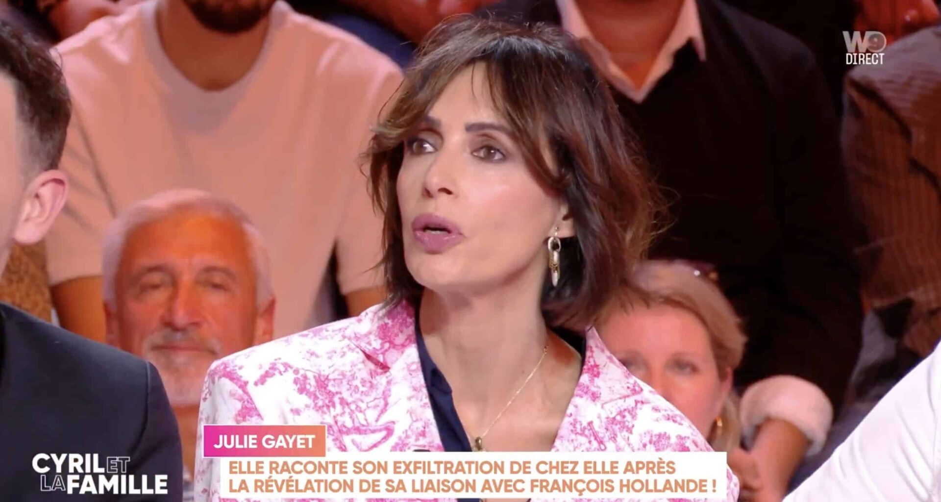 "Parano", Julie Gayet révèle le nom de son nouvel amoureux à Géraldine Maillet, la chroniqueuse de Cyril Hanouna livre tous les détails