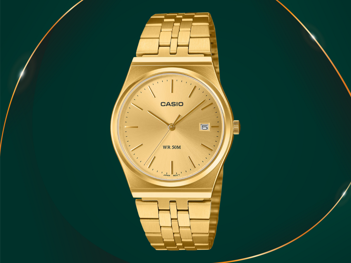 Casio lance une nouvelle montre en métal doré aux États-Unis