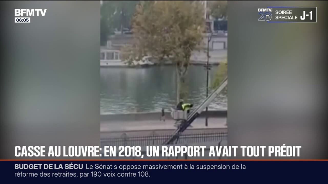 un rapport de 2018 pointait déjà la vulnérabilité du balcon par lequel les voleurs sont passés