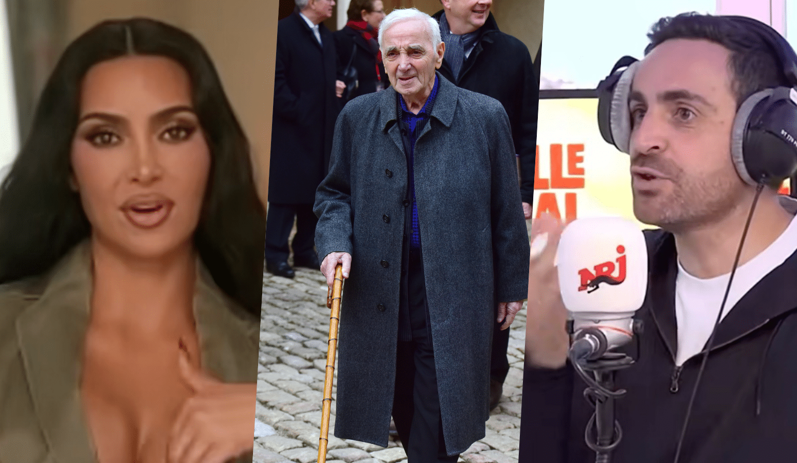 Charles Aznavour : chez Camille Combal, Kim Kardashian révèle en être totalement fan