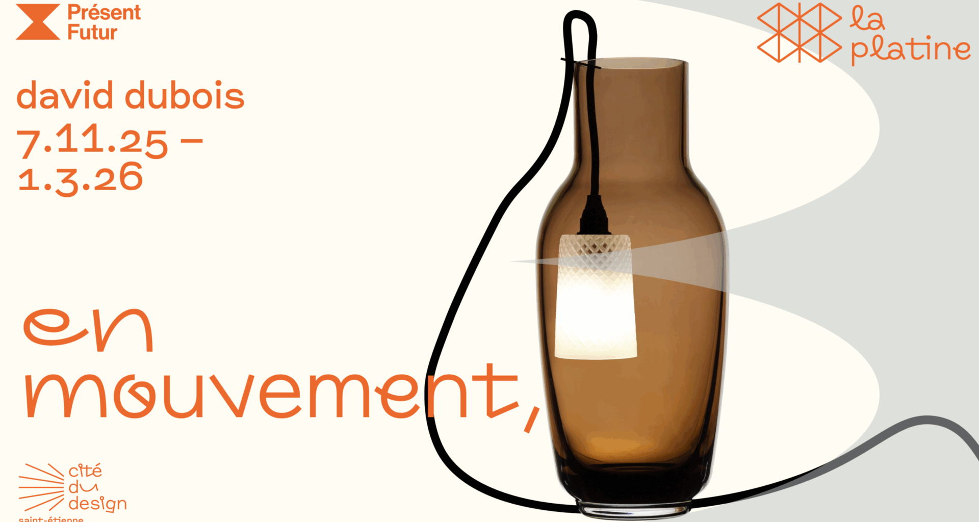 Gagnez vos places pour l’exposition “en mouvement” de David Dubois à la Cité du design de Saint-Étienne