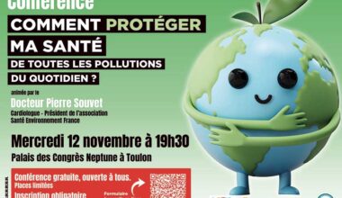 La conférence du 12 novembre au Palais Neptune à Toulon