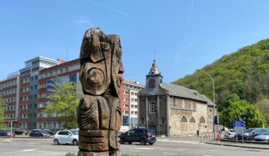 Serge Nokin : Totems sans tabous, le Hutois qui sculpte des figures imaginaires à la tronçonneuse