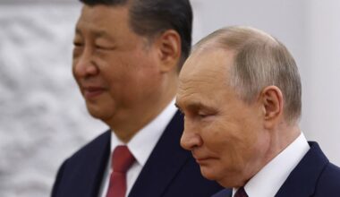 Vladimir Poutine et Xi Jinping à Moscou, le 8 mai 2025.