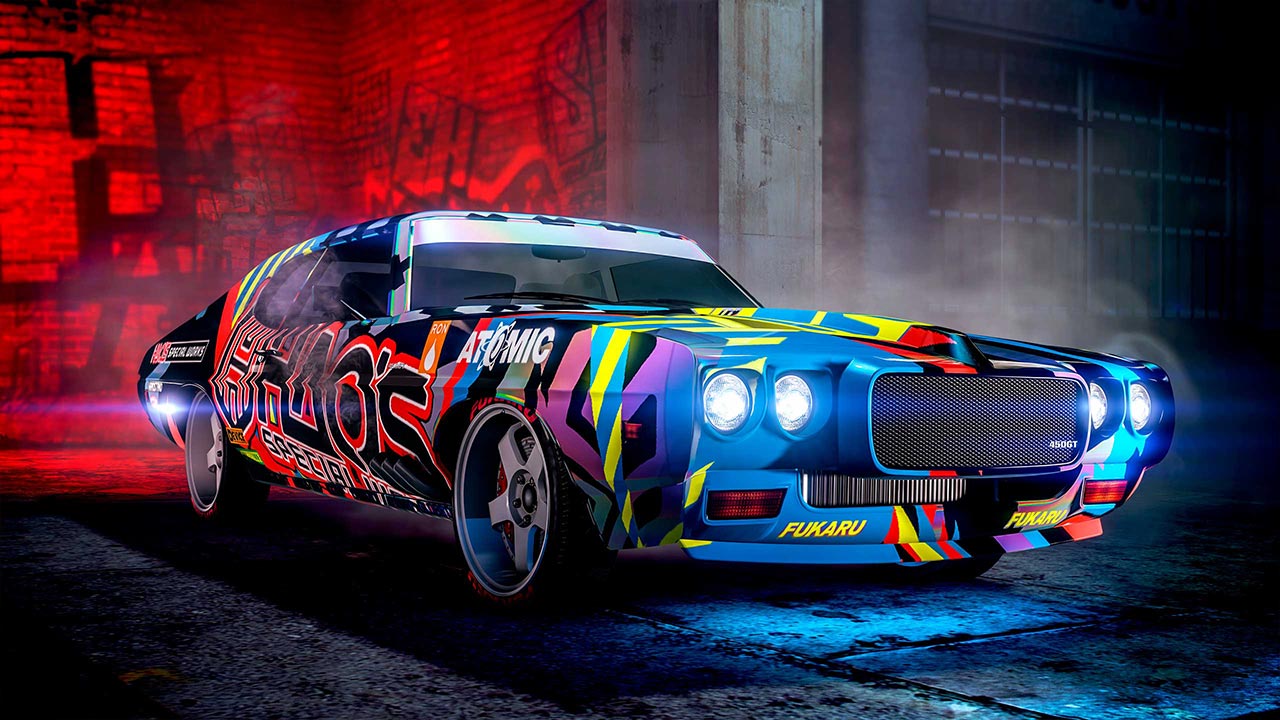 L'avant de la grosse cylindrée Imponte Arbiter GT dans GTA Online