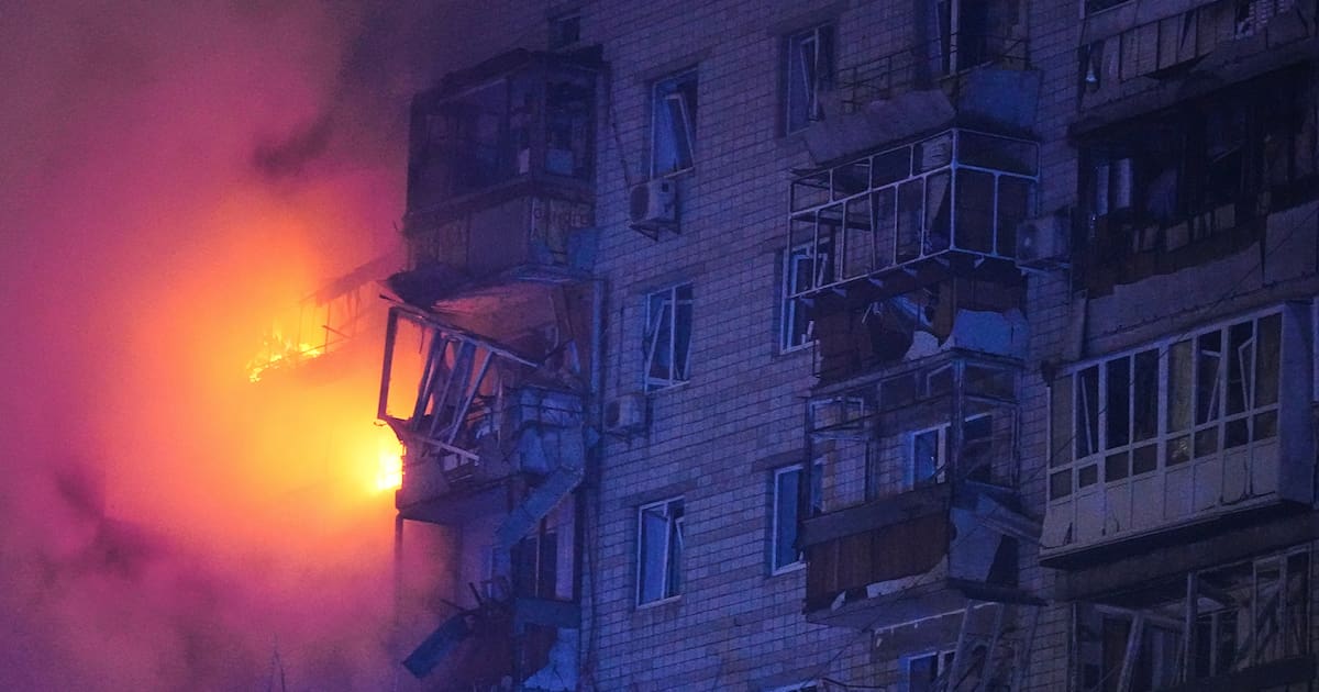 L’Ukraine encore ciblée par des attaques nocturnes russes, au moins un mort et 11 blessés près de Kyiv – Libération