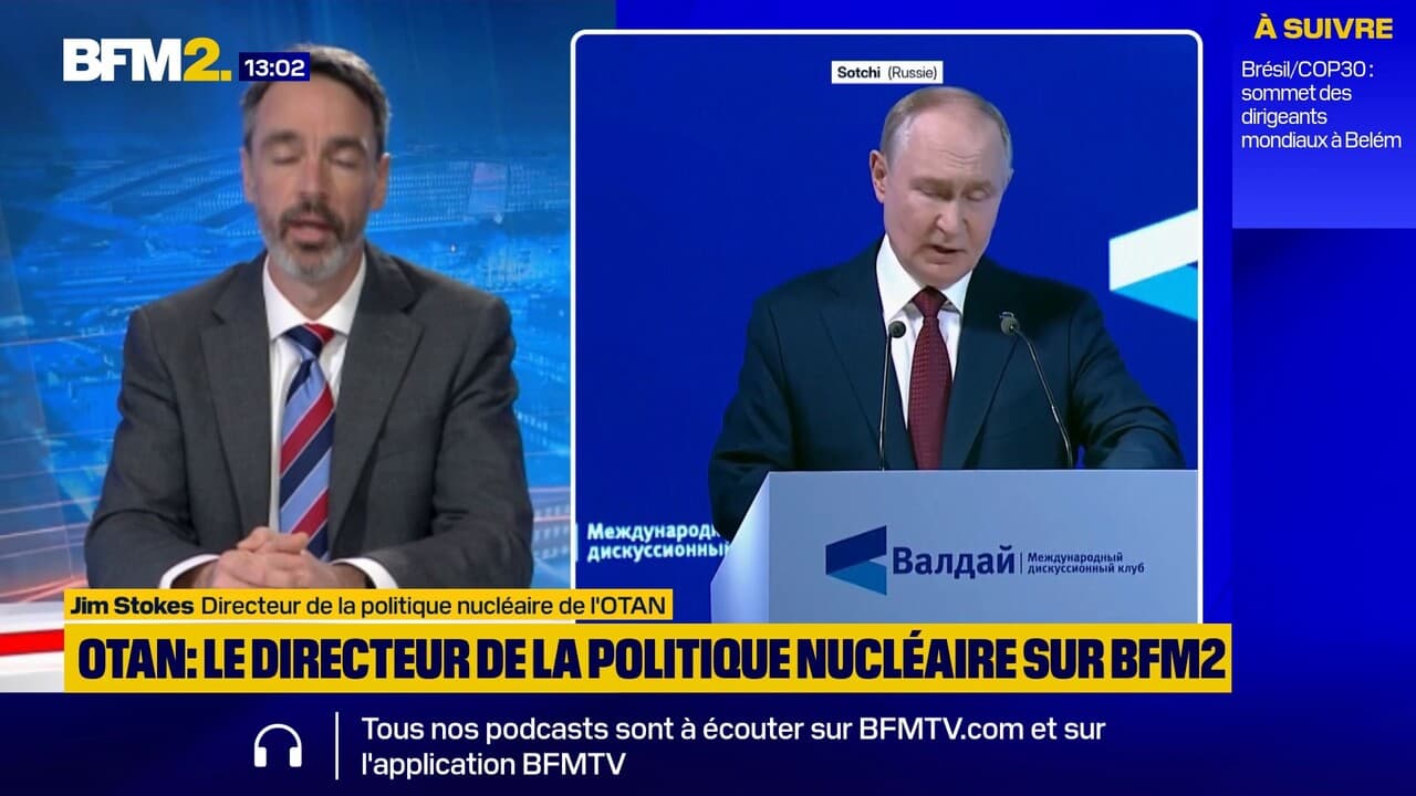 "La Russie continue d’utiliser une rhétorique nucléaire irresponsable", dénonce le directeur de la politique nucléaire de l'Otan