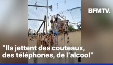 La prison de Nice subit de nombreuses projections de "colis" par-dessus les filets de protection