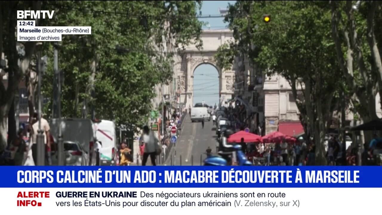 Le corps d'un jeune homme de 15 ans retrouvé carbonisé à Marseille