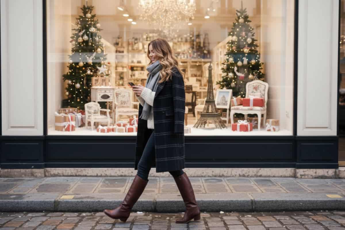 femme offre de bienvenue noel