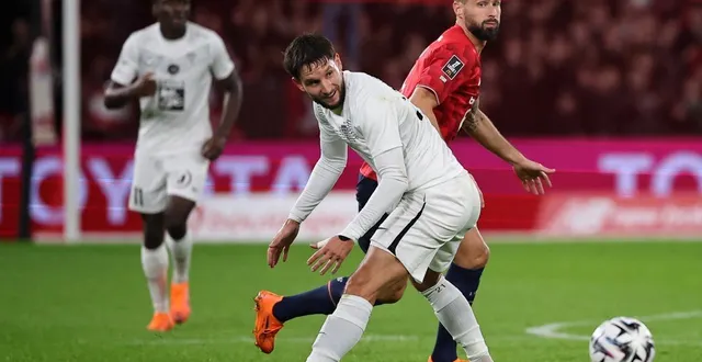 photo  jordan lefort lors de la défaite du sco à lille.  ©  afp 