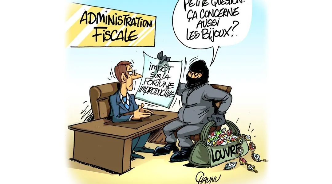 Le dessin de Chaunu : l’impôt sur la fortune improductive