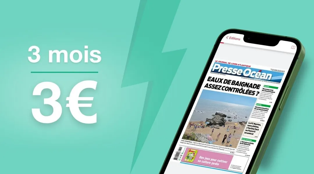 Pour 3 euros, 3 mois d’abonnement à Presse Océan : plus que quelques heures pour saisir cette
