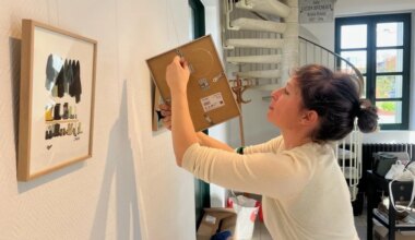 Balade sensorielle à la Gare d’Anjou, dans l’expo de Delphine Perret